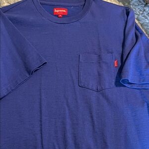 Supreme one pocket tshirt!! NWOT